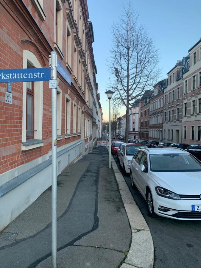 Apartmán Zum Bahnhof Zwickau Exteriér fotografie